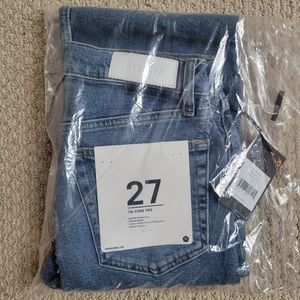 Re/Done 70’s Stove Pipe Straight Leg High Rise Jeans 27 NWT